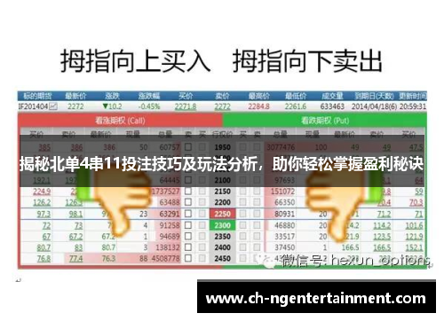 揭秘北单4串11投注技巧及玩法分析，助你轻松掌握盈利秘诀